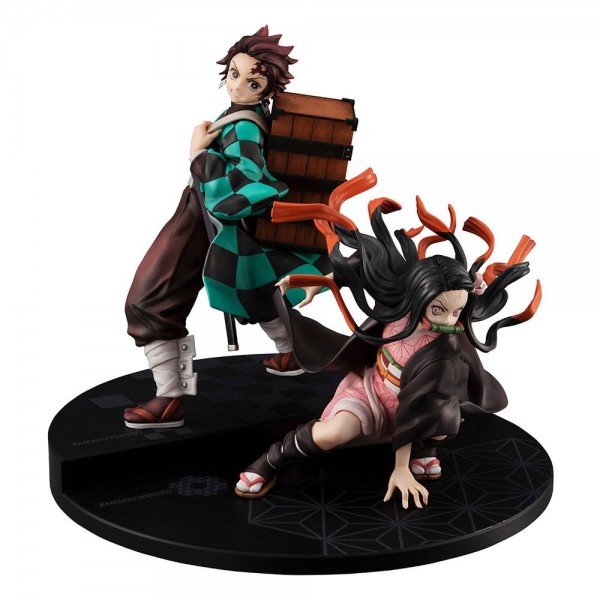 Demon Slayer Kimetsu no Yaiba - Kamado Brother & Sister Statue / Precious: MegaHous