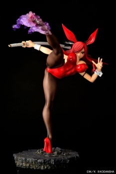 Fairy Tail - Erza Scarlet Statue / High Kick Crimson Bunny Ver.: Orca Toys Fairy Tail - Erza Scarlet Statue / High Kick Crimson Bunny Ver.: Orca Toys