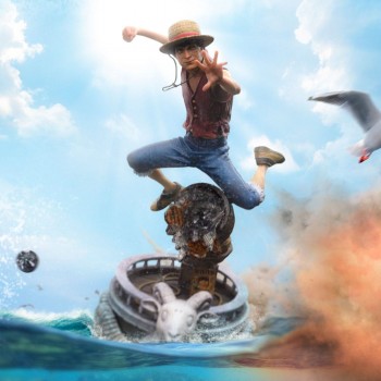 Vorschau: One Piece - Luffy Statue / Art Scale: Iron Studios Vorschau: One Piece - Luffy Statue / Art Scale: Iron Studios