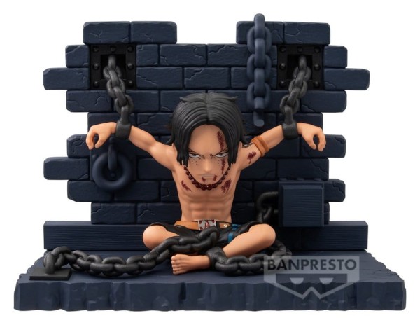 One Piece - Portgas D. Ace Minifigur / World Collectable - Impel Down: Banpresto