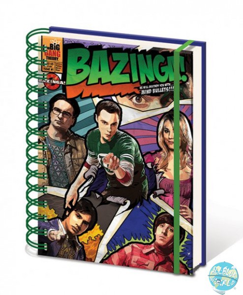 The Big Bang Theory A5 Comic Style Notizbuch A5