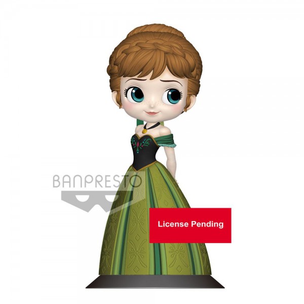 Disney - Anna Figur / Q Posket - Coronation Style A - Normal Color Version: Banpresto