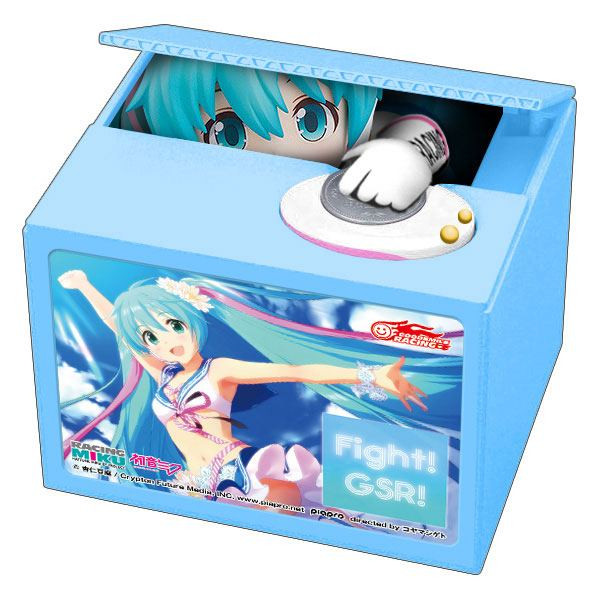 Hatsune Miku GT Project - Spardose mit Sound / Racing Miku 2019 002 Version: Shine