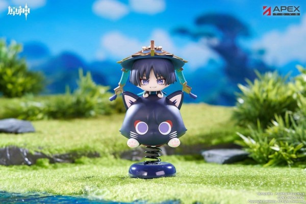 Genshin Impact - Wanderer Figur / Chibi Chara Yurayura Stand: APEX