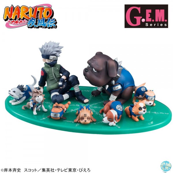 Naruto Shippuden - Kakashi & Ninken Ninja Dog Set: MegaHouse