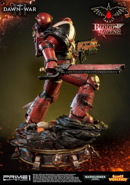 Warhammer 40K Dawn of War III - Space Marine Blood Ravens Statue: Prime 1 Studio