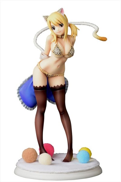 Fairy Tail - Lucy Heartfilia Statue / Leopard print CAT Gravure_Style Version: Orca Toys