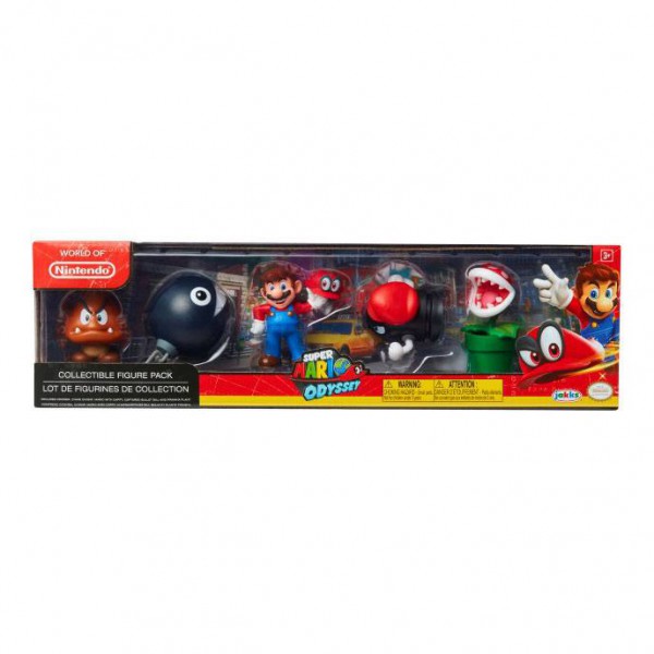 World of Nintendo - Super Mario Odyssey Minifiguren 5er-Pack: Jakks Pacific