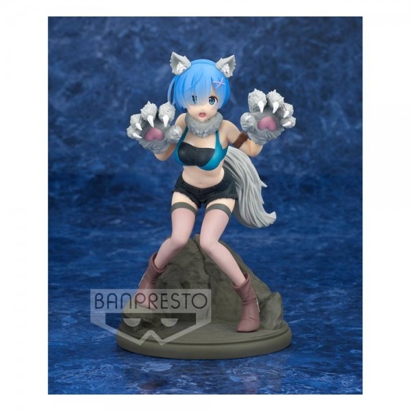 Re:Zero - Rem Figur / Espresto est-Monster Motions: Banpresto