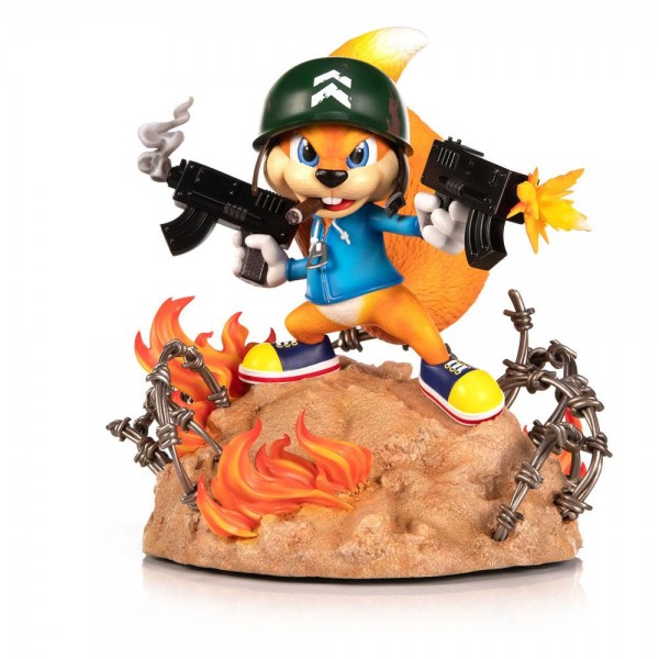 Conker: Conker's Bad Fur Day - Soldier Conker Statue: First 4 Figures