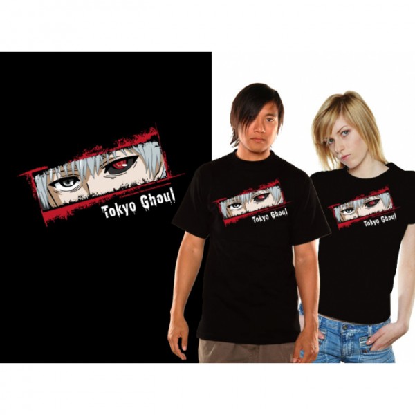 Attack on Titan - T-Shirt / Keneki Eyes - Unisex L: Unekorn