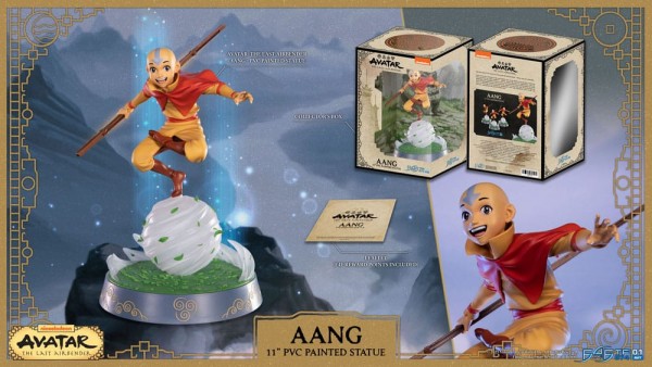 Avatar Der Herr der Elemente - Aang Statue / Standard Edition: First 4 Figures