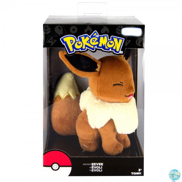 Pokemon - Evoli Plüschfigur - Laugh: Tomy