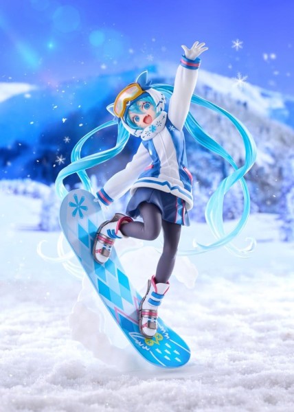 Hatsune Miku - Snow Miku Figur / AMP+ - All Stars 2016 Ver.: Taito Prize