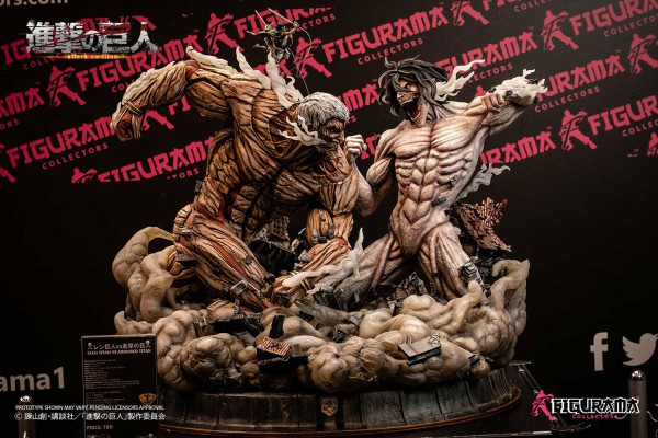 Attack on Titan - Eren vs Armored Titan Statue / Elite Exclusive: Figurama