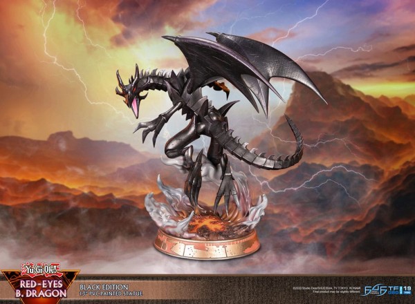 Yu-Gi-Oh! - Red-Eyes B. Dragon Statue / Black Edition: First 4 Figures