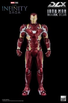 Avengers Infinity Saga - Iron Man Mark XLVI Actionfigur / DLX: ThreeZero Avengers Infinity Saga - Iron Man Mark XLVI Actionfigur / DLX: ThreeZero