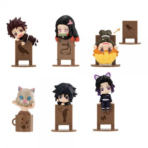 Demon Slayer Kimetsu no Yaiba - Minifiguren / Ochatomo Serie 6er-Set: MegaHouse