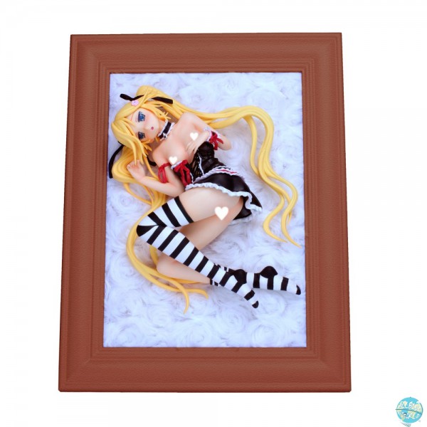 Kanojo x Kanojo x Kanojo - Mafuyu Orifushi Statue - DokiDoki Black Version: Blackberry