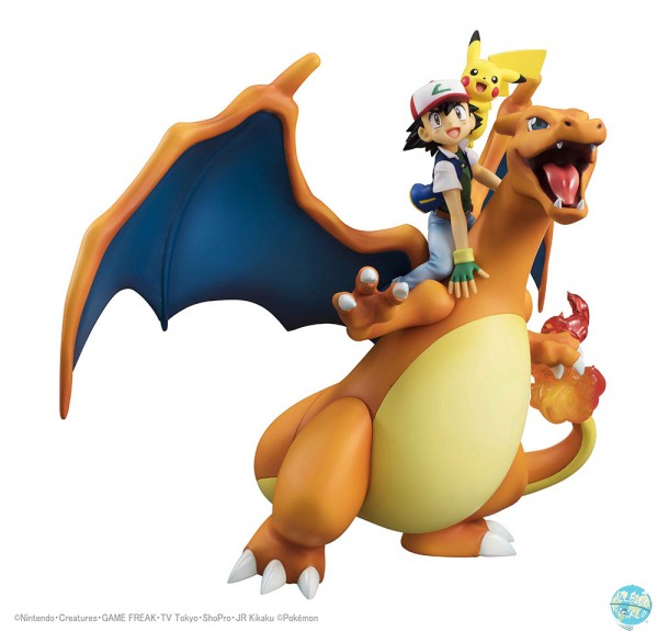 Pokemon - Glurak, Ash & Pikachu Statue - G.E.M. Reihe: MegaHouse