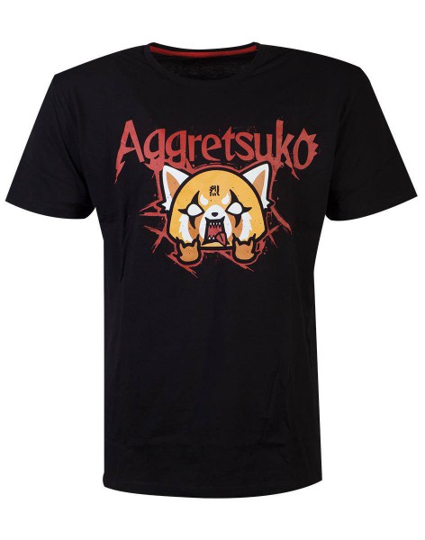 Aggretsuko - T-Shirt Größe S / Motiv Trash Metal: Difuzed