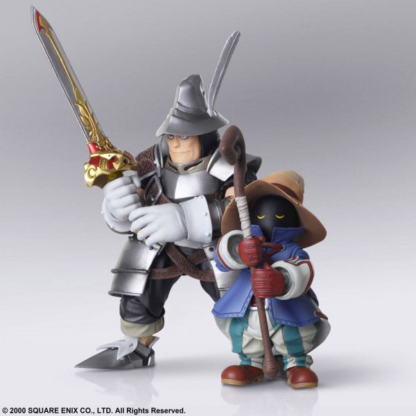 Final Fantasy IX - Vivi Ornitier & Adelbert Steiner Actionfigur / Bring Arts: Square Enix