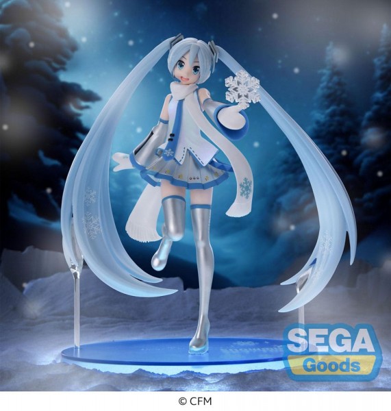 Hatsune Miku Luminasta - Snow Miku Figur/ Sky Town Ver. : Sega