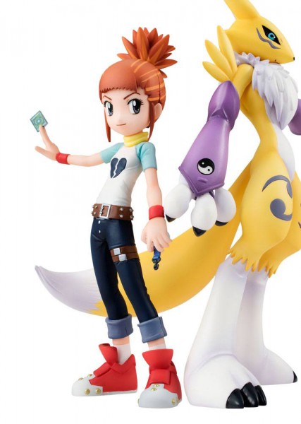 Digimon Tamers - Renamon & Rika Statue / G.E.M. Serie [NEUAUFLAGE]: MegaHouse