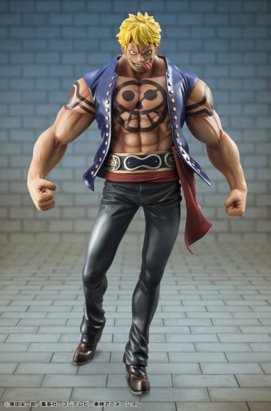 One Piece - Bellamy the Hyena Statue / P.O.P - Sailing Again [Limited Reprint]: MegaHouse