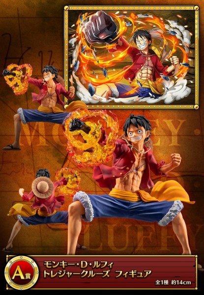 One Piece - Monkey D. Ruffy Figur / Treasure Cruise: Bandai Ichibansho