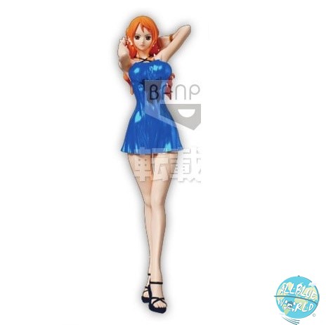 One Piece Movie Gold - Nami Figur - Glitter & Glamours / blue Version: Banpresto