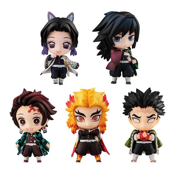 Demon Slayer - Minifiguren 5er-Set / Tanjiro & The Hashira Mascot Set A: MegaHouse