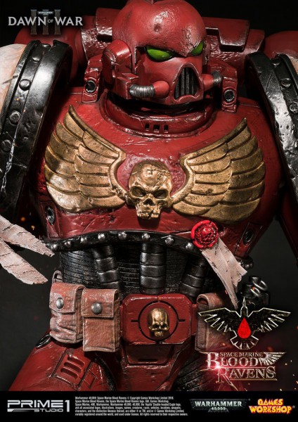 Warhammer 40K Dawn of War III - Space Marine Blood Ravens Statue: Prime 1 Studio