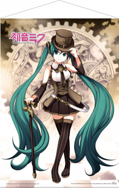 Hatsune Miku Wallscroll / Steampunk Motiv: POPbuddies