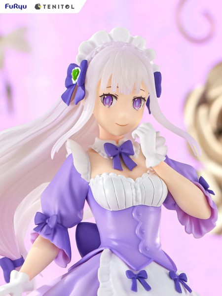 Re:Zero Starting Life in Another World - Emilia Statue / Tenitol Maid Version: Furyu-