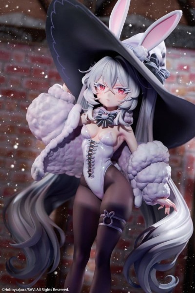 Original Character - Moon Witch Police Marshmallow Statue / illustration by SAVI: Hobby Sakura