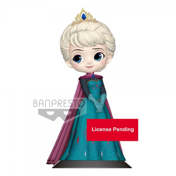 Disney - Elsa Figur / Q Posket - Coronation Style B - Pastel Color Version: Banpresto