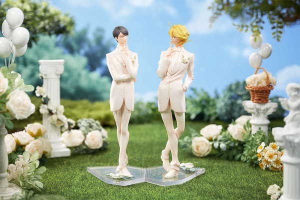 Doukyusei - Hikaru Kusakabe & Licht Sajo Statue / 2er-Set Wedding Ver.: Orange Rouge