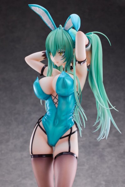 Original Character - Green Twin Tail Bunny-chan Statue: PartyLook