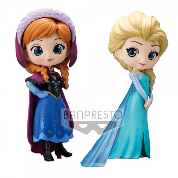Disney - Anna & Elsa Doppelpack Figur - Set: Banpresto