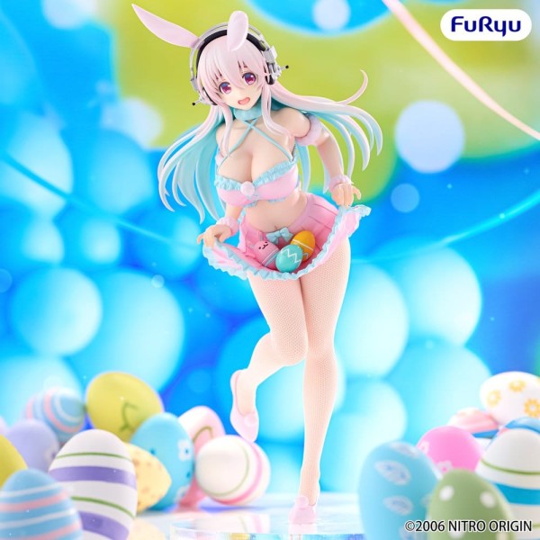 Super Sonico Figur / BiCute Bunnies - Pastel Easter Ver.: Furyu