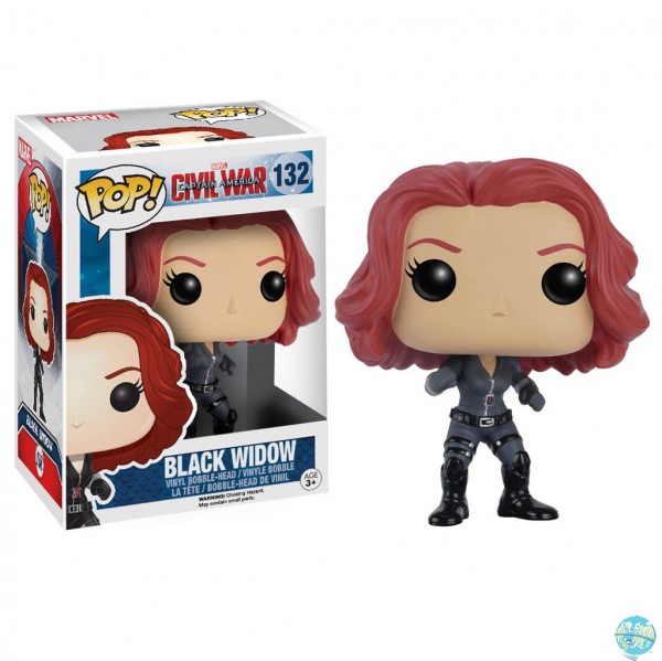 Captain America Civil War - Black Widow Figur- POP!: Funko