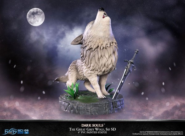 Dark Souls - The Great Grey Wolf Sif SD-Statue: First 4 Figures