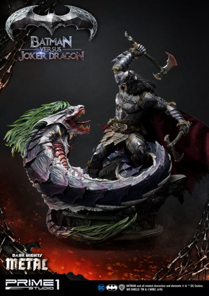 Dark Nights: Metal - Batman Versus Joker Dragon Statuen: Prime 1 Studio