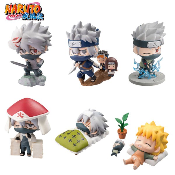 Naruto Shippuuden - Figuren-Set / Petit Chara Kakashi Special: MegaHouse