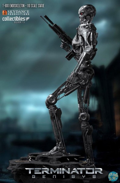 Terminator Genesis - T800 Endoskelett Statue *Limited*: Silver Fox Collectibles