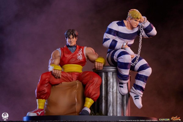 Street Fighter - Cody & Guy Statue: Premium Collectibles Studio
