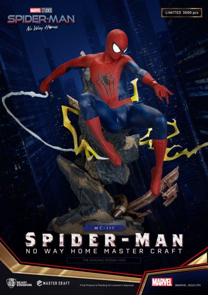 Spider-Man - The Amazing Spider-Man Statuen / No Way Home Master Craft: Beast Kingdom Toys