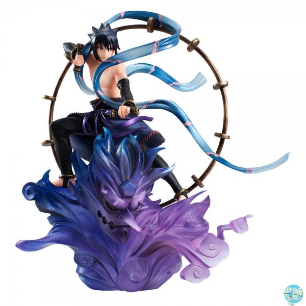 Naruto Shippuden - Sasuke Uchiha Raijin Statue - G.E.M. Remix Serie: MegaHouse