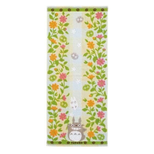 Mein Nachbar Totoro - Totoro Flower garden Handtuch: Marushin
